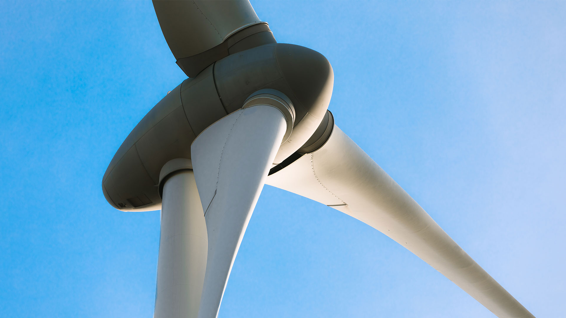 Windkraftanlage. 