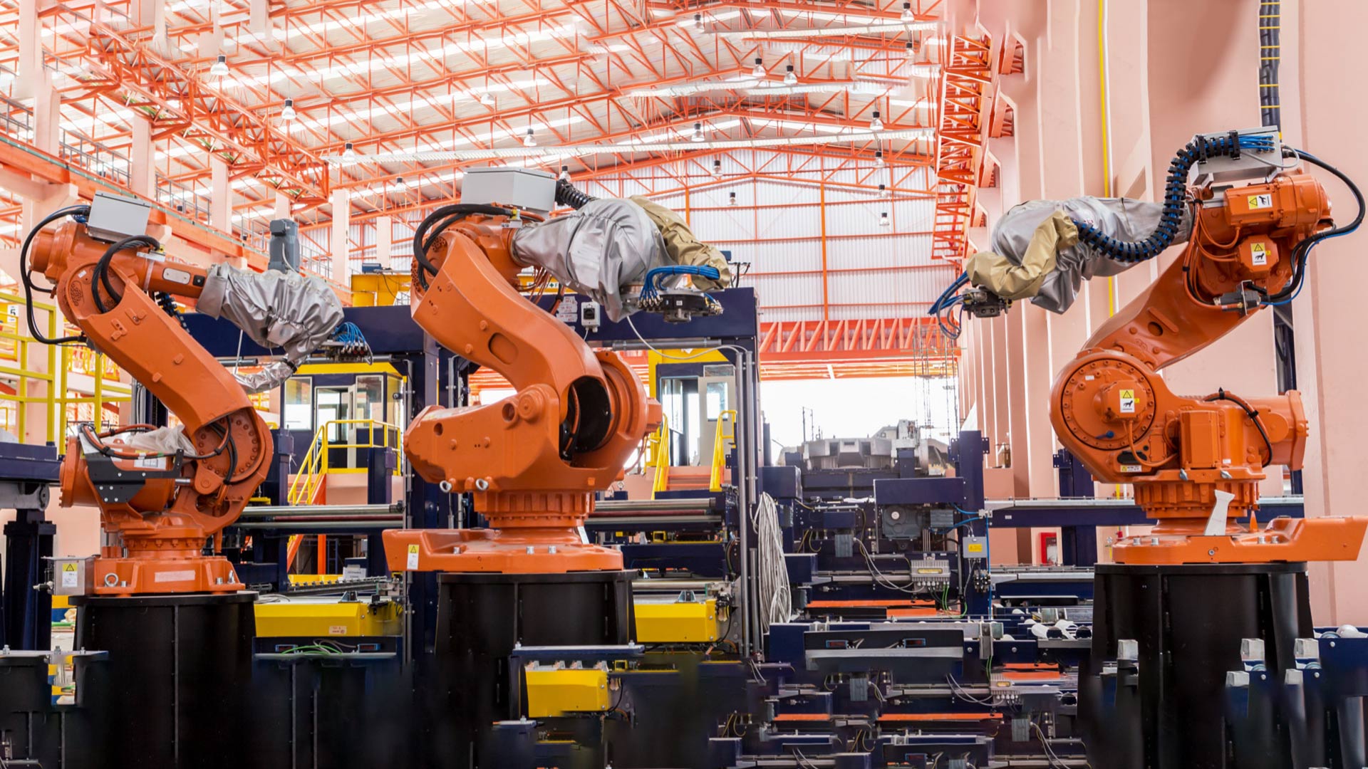 Industrieroboter. 