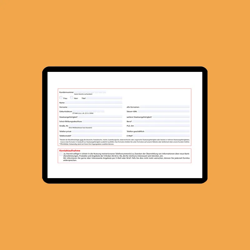 Depotübertrag online einrichten